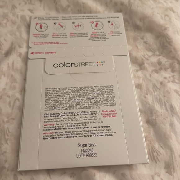 Color Street Petite Nail Polish Strips Sugar Bliss - Picture 2 of 2